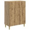 vidaXL Sideboard Artisan-Eiche 66 x 34,5 x 90 cm Holzwerkstoff
