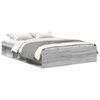 vidaXL Bettgestell Grau Sonoma 140x200 cm