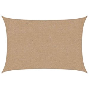 vidaXL Sonnensegel 160 g/m&sup2; Taupe 2x2,5 m HDPE