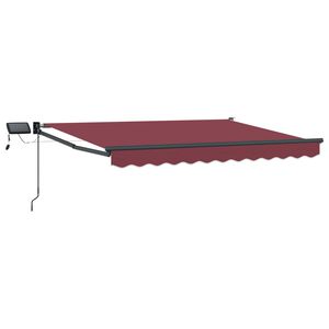 vidaXL Manuelle Gelenkarmmarkise mit LEDs 2,5 x 2 m