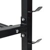 vidaXL Hantel Rack Schwarz 99 x 45 x 95,5 cm Pulverbeschichteter Stahl