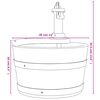 vidaXL Gartenbrunnen mit Pumpe 28x28x34,5 cm Massivholz Tanne