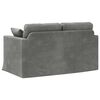 vidaXL Sofa Dunkelgrau 138 x 78 x 80 cm Samt