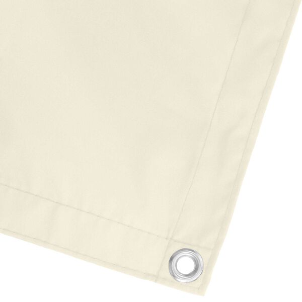 vidaXL Balkonsichtschutz Creme 100 x 400 cm Oxford-Stoff