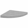 vidaXL Eck-Schweberegale 2 Stk. Betongrau 35x35x3,8 cm MDF