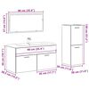 vidaXL 4-tlg. Badmöbel-Set Artisan-Eiche Holzwerkstoff