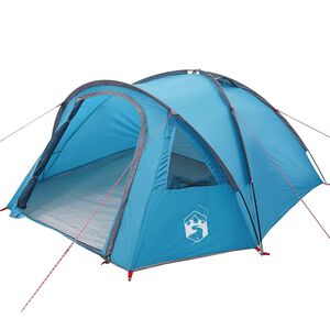 vidaXL Campingzelt mit Dach Blau 308 x 268 x 130 cm Polyester
