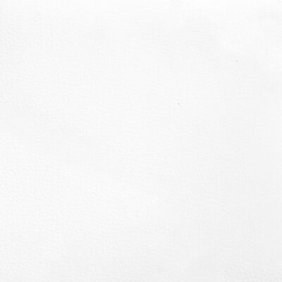 vidaXL Bettgestell mit Kopfteil Weiß 140x200 cm Kunstleder