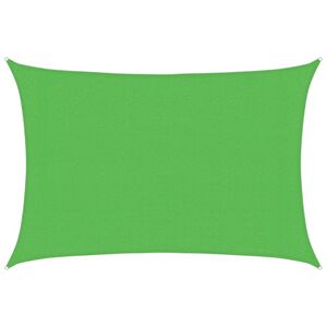 vidaXL Sonnensegel 160 g/m&sup2; Hellgr&uuml;n 3x4,5 m HDPE