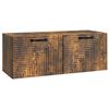 vidaXL Wandmontierter TV-Schrank Ger&auml;ucherte Eiche 78,5 x 31 x 30 cm