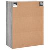 vidaXL Wandschrank Grau Sonoma 69,5x34x90 cm Holzwerkstoff