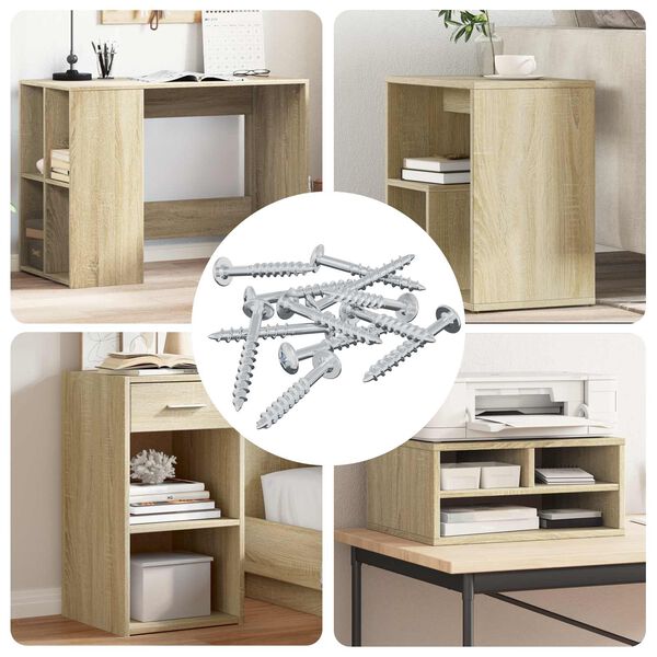 vidaXL Schraube 12 pcs Silber 9,8 x 35 mm Eisen