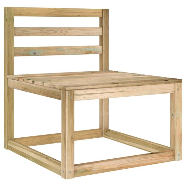 vidaXL 3-tlg. Garten-Lounge-Set Gr&uuml;n Impr&auml;gniertes Kiefernholz