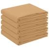 vidaXL Tischdecke 5 stk. Oval Beige 95 x 220 cm Polyester
