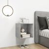 vidaXL Wandschrank Betongrau 37x37x37 cm Holzwerkstoff