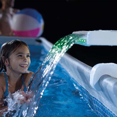 Intex LED-Wasserfall für Pool Mehrfarbig 28090
