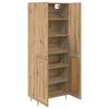 vidaXL Highboard Artisan-Eiche 69,5 x 34 x 180 cm Holzwerkstoff