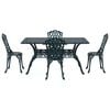 vidaXL Garten Essgruppe 5 pcs Gr&uuml;n Aluminium