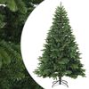 vidaXL K&uuml;nstlicher klappbarer Weihnachtsbaum mit St&auml;nder Gr&uuml;n 210 cm