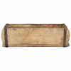vidaXL Tablett Braun 30 x 15 x 9 cm Massives upgecyceltes Holz