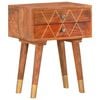 vidaXL Nachttisch 43&times;30&times;58 cm Massivholz Mango