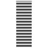 vidaXL Doppelrollo Schwarz 70x230 cm Stoffbreite 65,9 cm Polyester