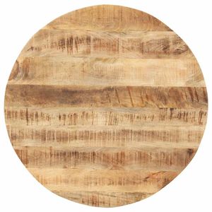 vidaXL Tischplatte Massivholz Mango Rund 15-16 mm 40 cm