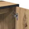 vidaXL Badezimmerm&ouml;bel-Set Wandmontiert 2 pcs Braun Holzwerkstoff