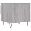 vidaXL Couchtische 2 Stk. Grau Sonoma 50x46x50 cm Holzwerkstoff
