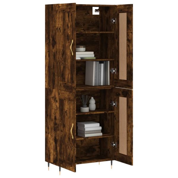 vidaXL Highboard R&auml;uchereiche 69,5x34x180 cm Holzwerkstoff