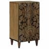 vidaXL Sideboard mit Speicher Braun 40 x 33,5 x 75 cm Massivholz Mango