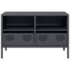 vidaXL TV-Schrank Anthrazit 68x39x43,5 cm Kaltgewalzter Stahl