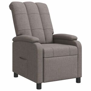 vidaXL Liegesessel Taupe Stoff