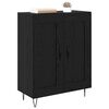 vidaXL Sideboard Schwarz Eichen-Optik 69,5 x 34 x 90 cm