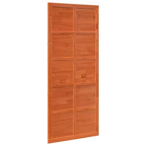 vidaXL Scheunent&uuml;r 80 x 2,5 x 208 cm Massives Kiefernholz Wachsbraun