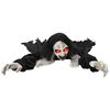 vidaXL Halloween krabbelnder Zombie SPOOKA Schwarz 41 x 130 x 24 cm