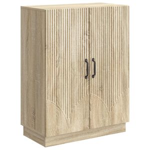 vidaXL Sideboard Sonoma-Eiche 66 x 34,5 x 87 cm Holzwerkstoff
