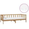 vidaXL Tagesbett mit Matratze 90x200 cm Honigbraun Massivholz Kiefer