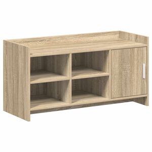 vidaXL Schuhschrank Sonoma-Eiche 100 x 39,5 x 51 cm Holzwerkstoff