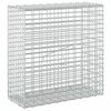 vidaXL Gabione mit 3,5 mm Draht und 5x2,5 cm Maschen 50x20x50 cm
