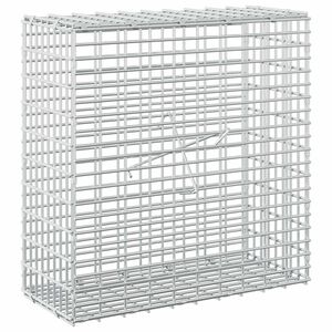 vidaXL Gabione mit 3,5 mm Draht und 5x2,5 cm Maschen 50x20x50 cm