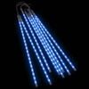 vidaXL 8 Stk. Meteorlichter 50 cm 288 LEDs Innen- Au&szlig;enbereich Blau