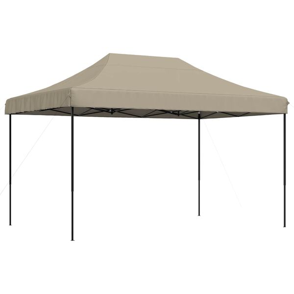 vidaXL Partyzelt Faltbar Pop-Up Taupe 440x292x315 cm