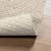 vidaXL Teppich ZIZUR Creme 200x200 cm Jute-Optik Indoor und Outdoor