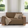 vidaXL 2-Sitzer Sofa Braun 120 cm Stoff