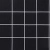 vidaXL Gartenstuhl-Kissen 4 Stk. Schwarz Karomuster 40x40x4 cm Stoff