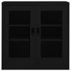 vidaXL B&uuml;roschrank Schwarz 90x40x90 cm Stahl
