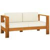 vidaXL 5-tlg. Garten-Lounge-Set mit Kissen 100x60 cm Akazienholz