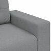 vidaXL Zweisitzer-Sofa Hellgrau 180x77x82 cm Stoff