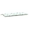 vidaXL Gartenbank-Auflage Blattmuster 120x50x7 cm Stoff